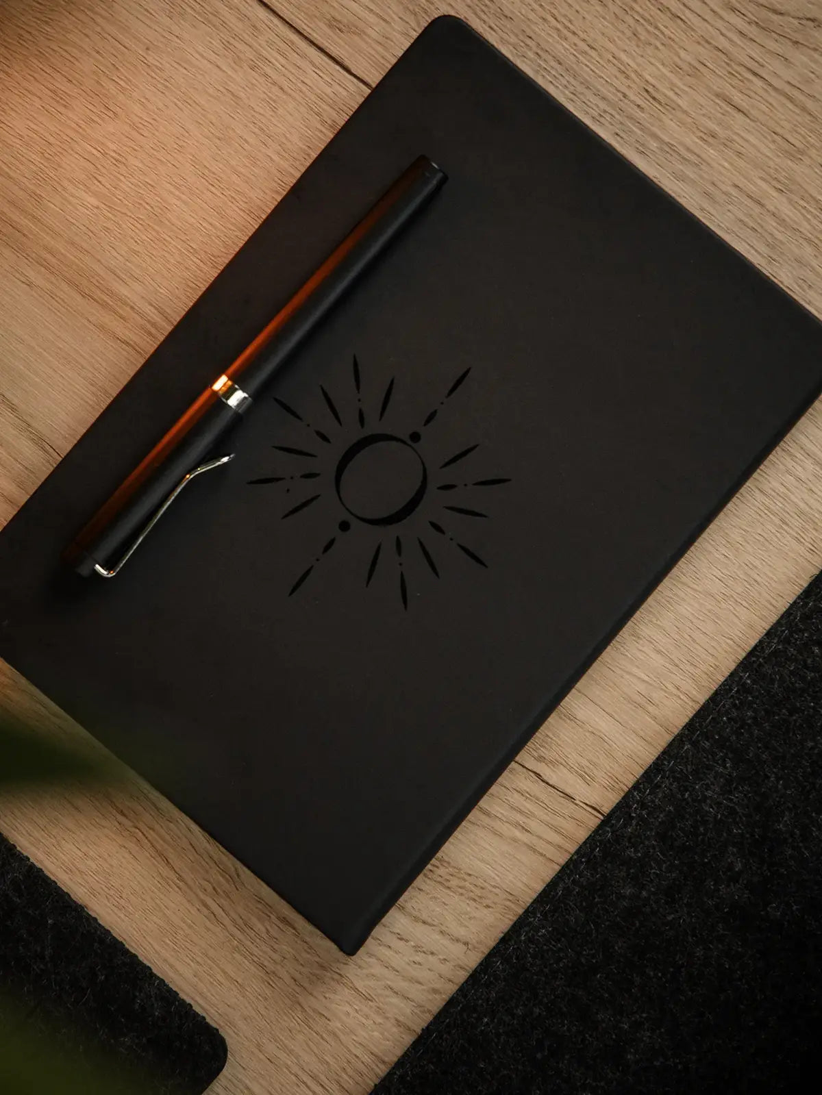 Ortus notebooks and pens