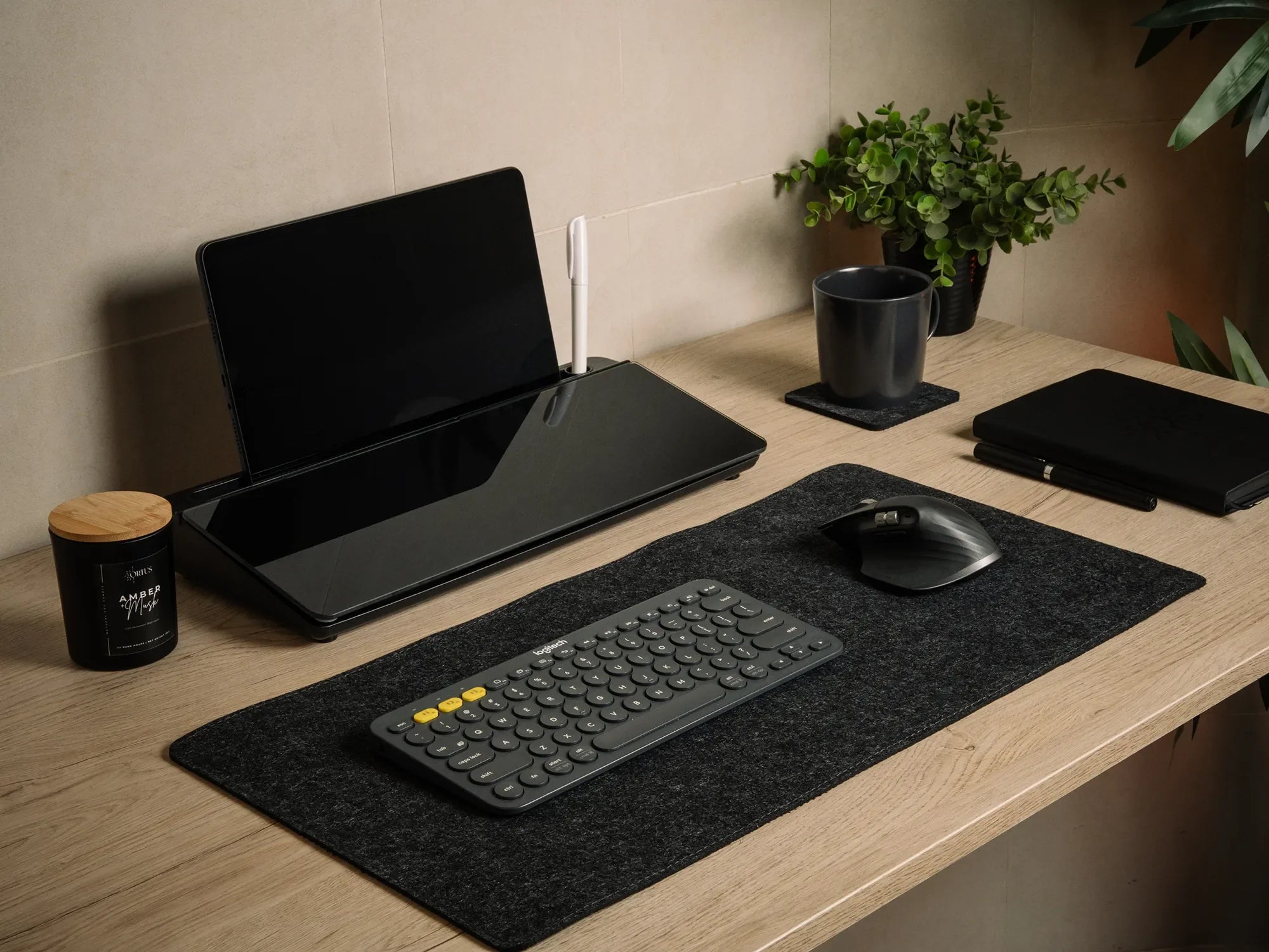 Ortus minimal desk setup