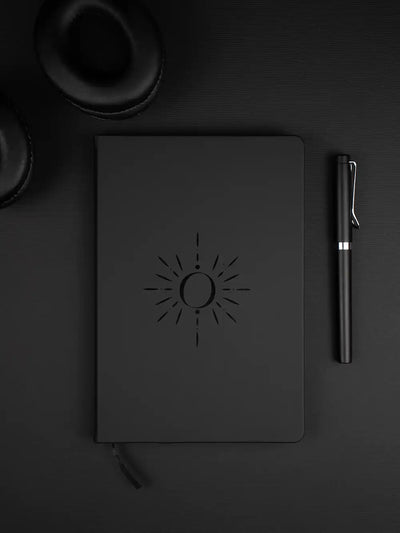 ORTUS Black Notebook Gift Box in matte black