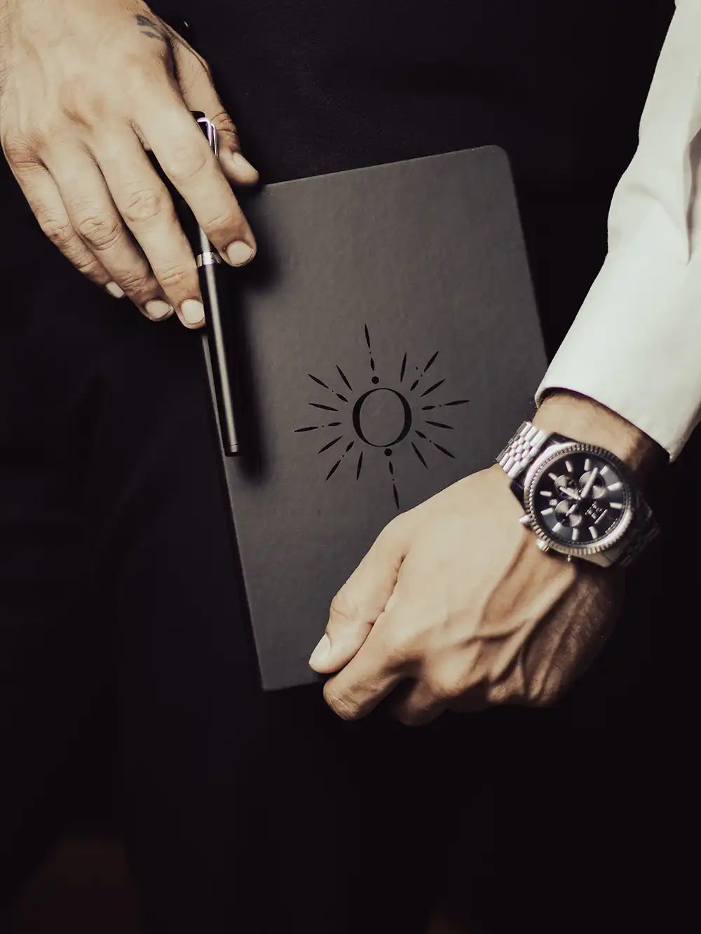 ORTUS Black Notebook Gift Box, minimal black design