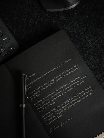 ORTUS Silver Pen, minimal premium writing pen