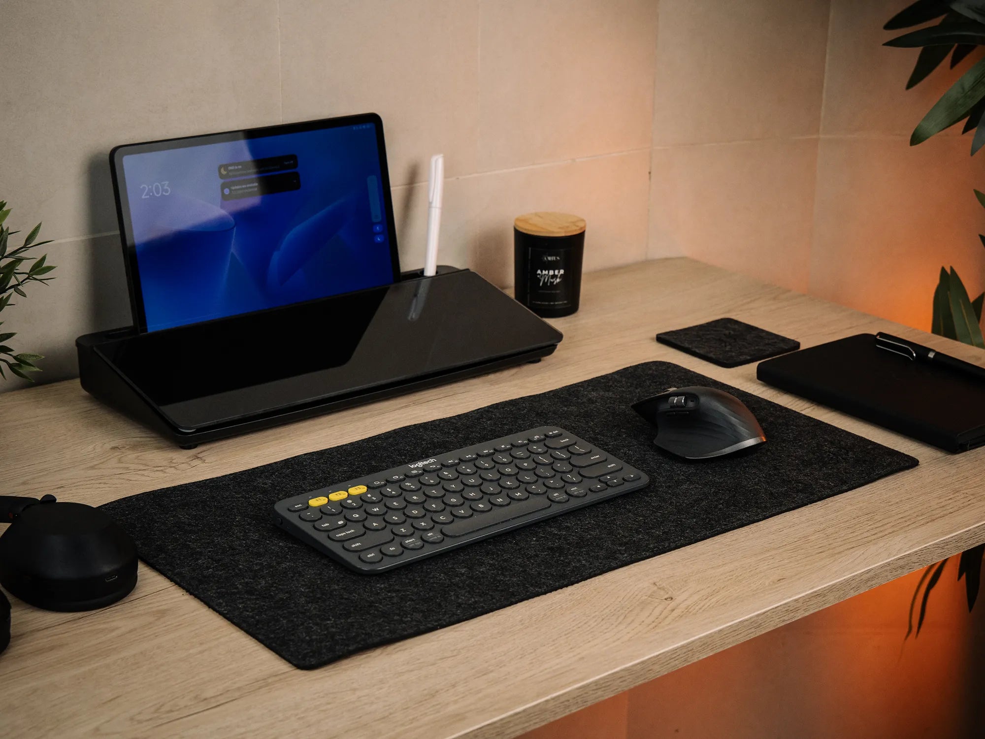 Ortus minimal desk setup